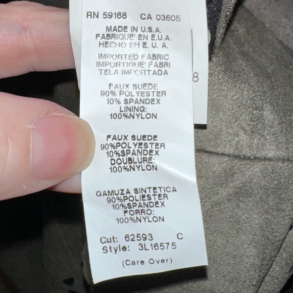 Karen Kane Charcoal Long Sleeve Dress - Picture 5 of 6